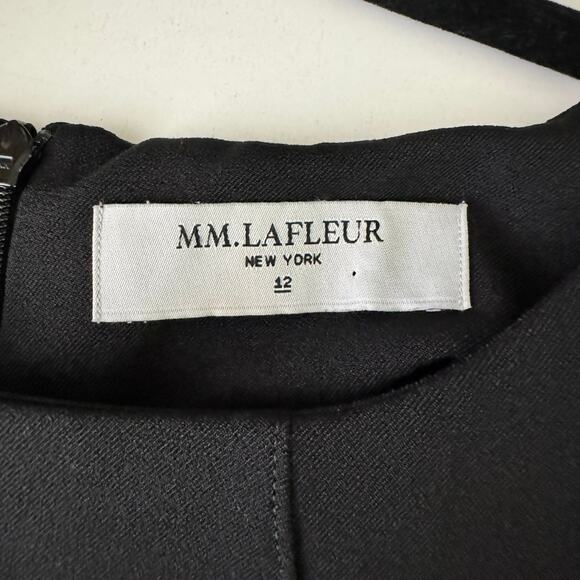 MM. LaFleur Dress 12 Etsuko Sheath Tailored Fit Hidden Zipper Small Sleeve Slit - Picture 13 of 16